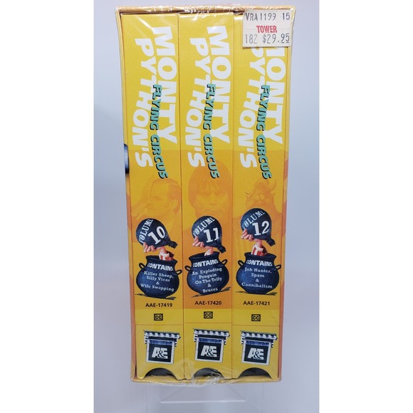 Monty Python's Flying Circus VHS Box Set BBC British Comedy - 4 Sets 1- 12 Tapes - Picture 6 of 6